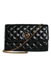 Versace Black Quilted Nappa Leather Crossbody Shoulder Bag -  Luxury Cross Body Bag for Women -  Versace.